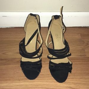 Black dancing shoes